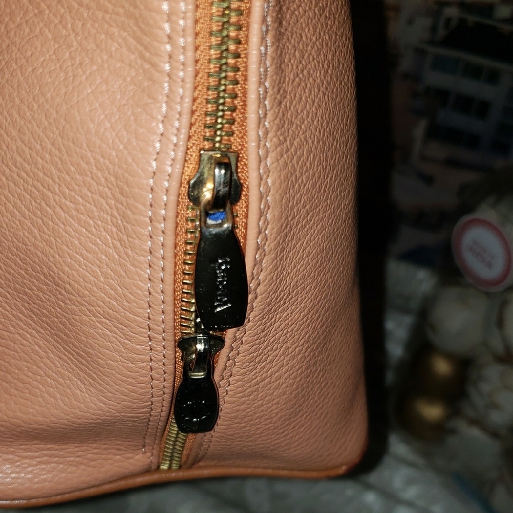 Valentina Lambskin Leather Satchel - Picture 5 of 14